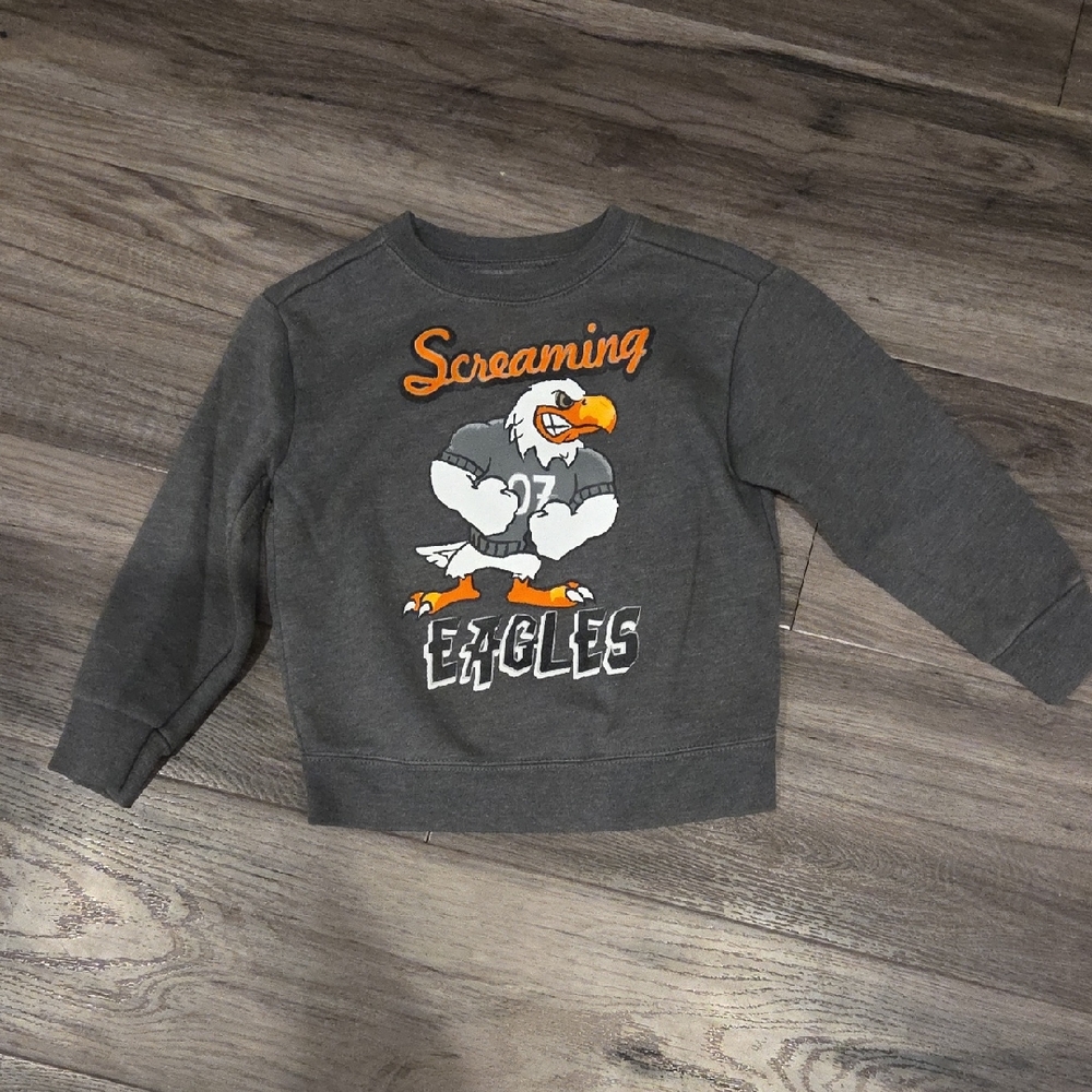 Screaming Eagles Gray Kids Sweatshirt